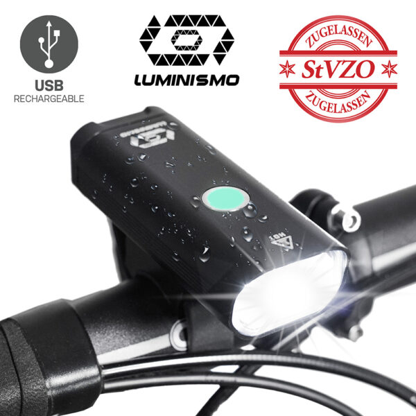 USB Fahrradlicht bzw. Taschenlampe LUMINISMO LMHL-400